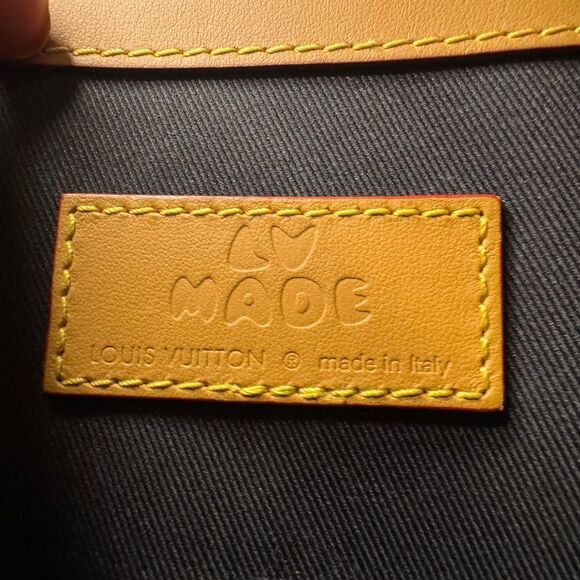 Limited Edition! LOUIS VUITTON NIGO Reverse Monogram Stripe Sac Plat - Picture 8 of 8